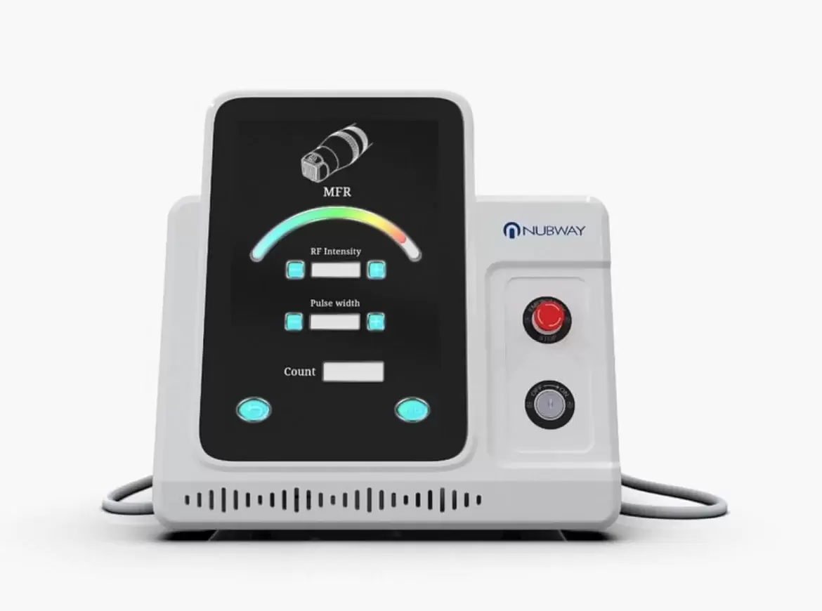 Portable fractional RF microneedle machine